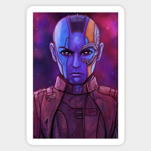 EG Portrait - Nebula Sticker